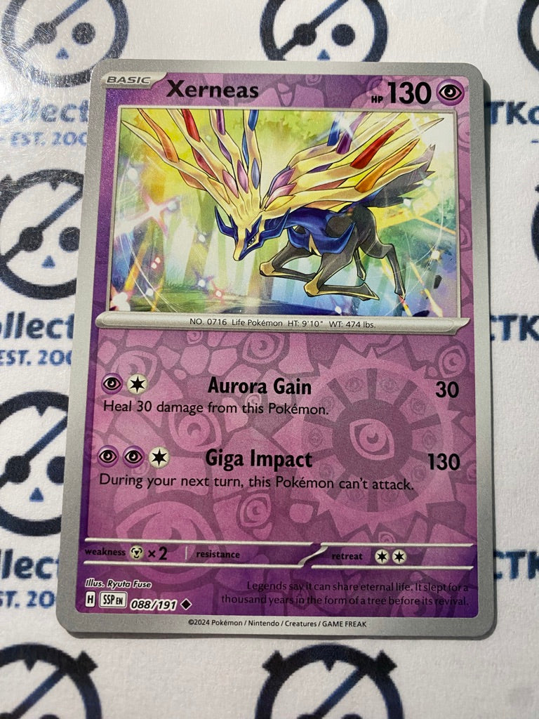 Xerneas Reverse Holo #088/191 Surging Sparks Pokémon TCG 2024