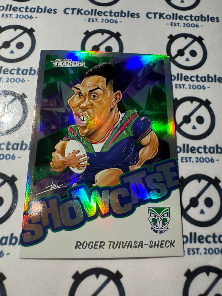 2025 NRL Traders Showcase S 17 / 18 WARRIORS ROGER TUIVASA-SHECK