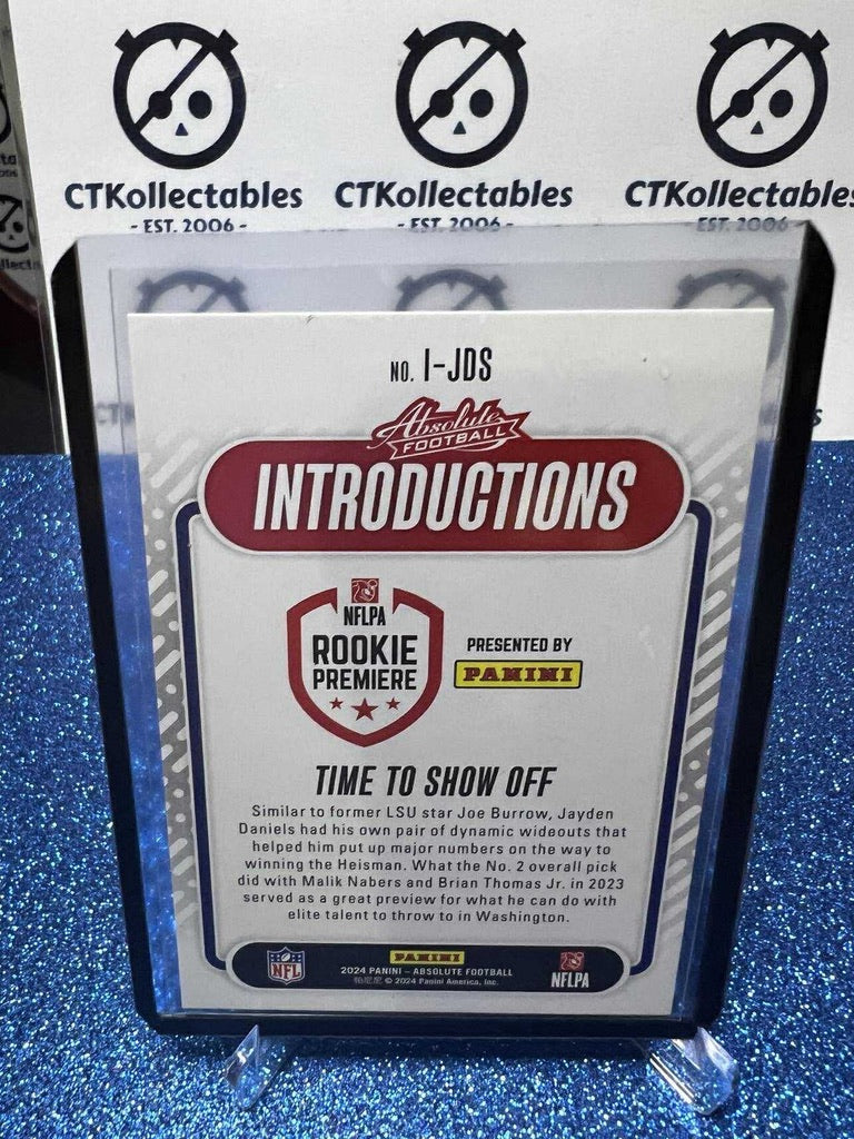 2024 NFL Panini Absolute Introductions #I-JDS Jayden Daniels Washington