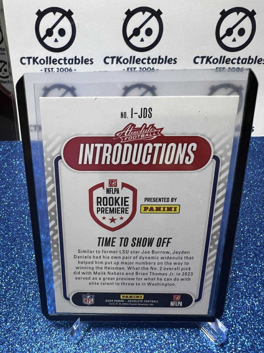 2024 NFL Panini Absolute Introductions #I-JDS Jayden Daniels Washington