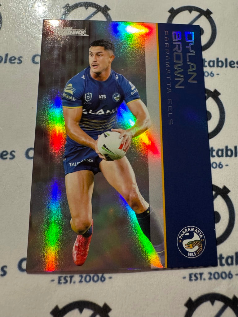 2025 NRL Traders Silver Parallel PS 092 DYLAN BROWN EELS