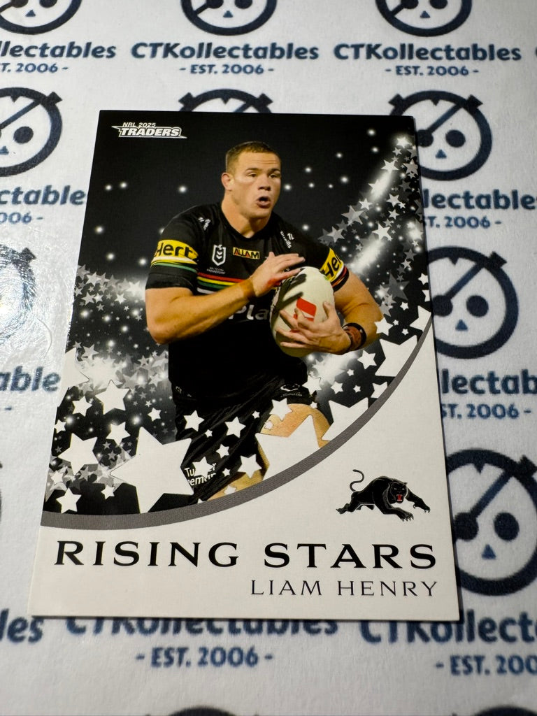 2025 NRL Traders Rising Stars RS 35 / 51 PANTHERS LIAM HENRY