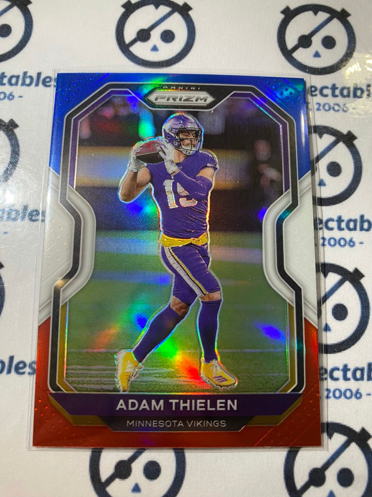 2020 NFL Prizm Adam Thielen Red White & Blue Prizm #216 Vikings