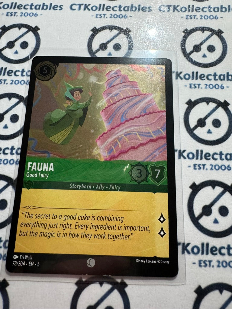 2024 Disney Lorcana Shimmering Skies COLD FOIL 78/204 Fauna
