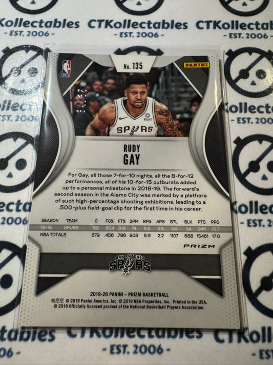 2019-20 NBA Panini Prizm Rudy Gay Purple Pulsar Prizm #34/35 Prizm #135 Spurs