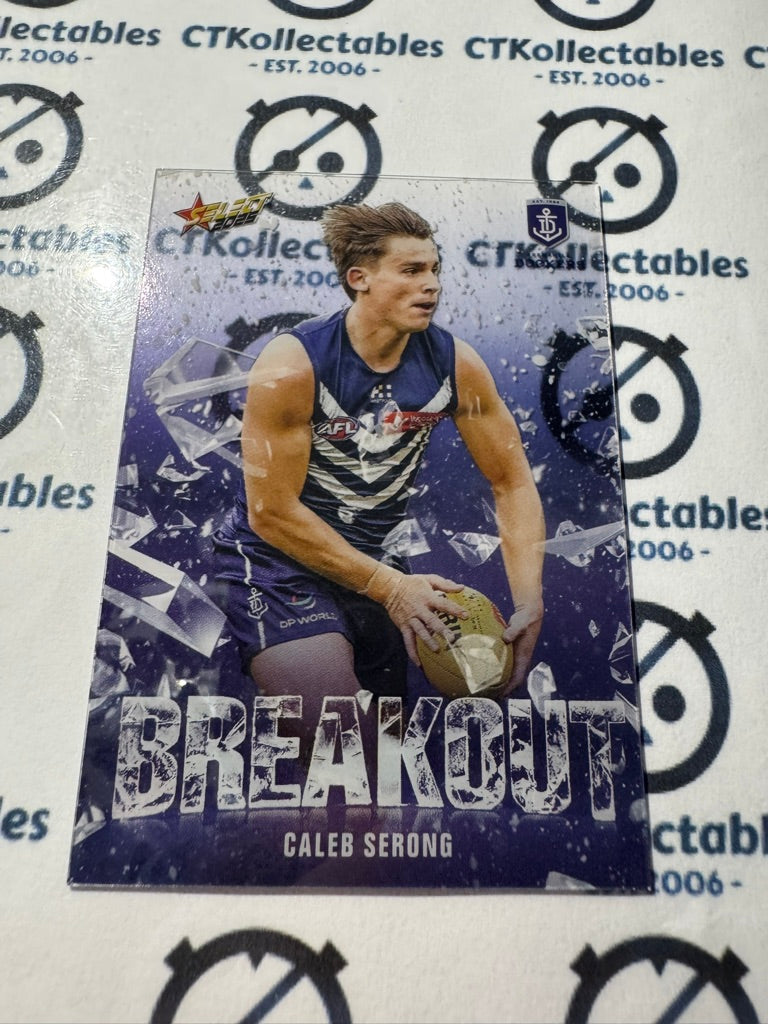 2025 AFL Footy Stars Breakout Caleb Serong #B30 Dockers