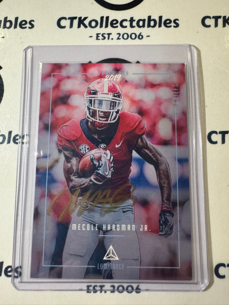 2019 Panini NFL Luminance Mecole Hardman Jr. Rookie Auto DDS-MHJ Chiefs