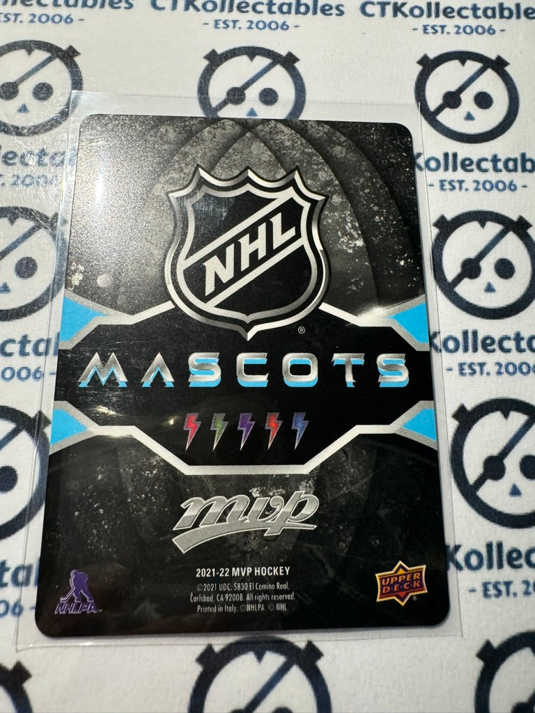 2021-22 UPPER DECK MVP Carlton The Bear # M-26 MASCOTS Toronto Maple Leafs