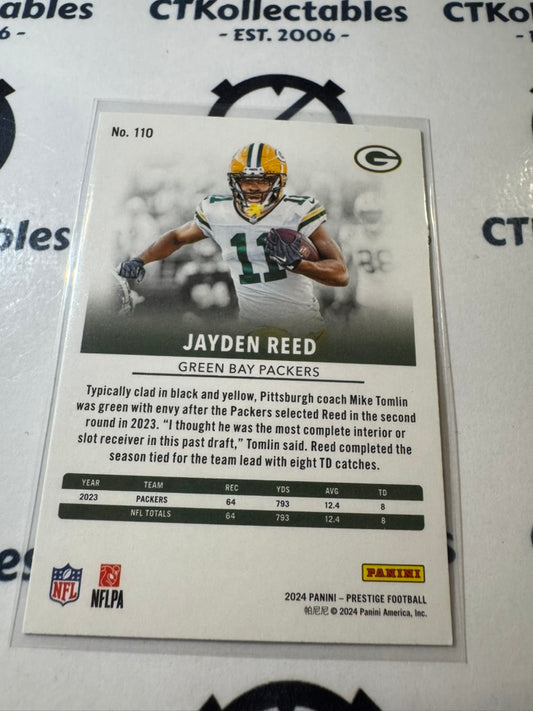 2024 NFL Prestige Dots Xtra Points #110 Jayden Reed Green Bay Packers