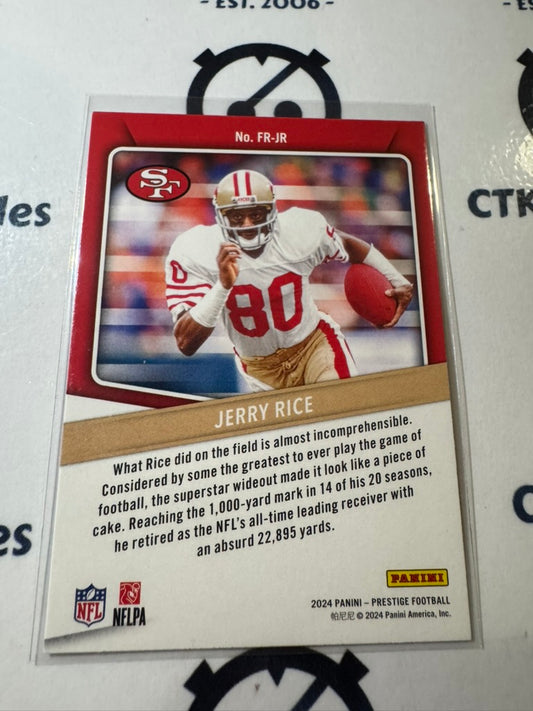 2024 NFL Prestige Jerry Rice For the Record #FR-JR 49ers