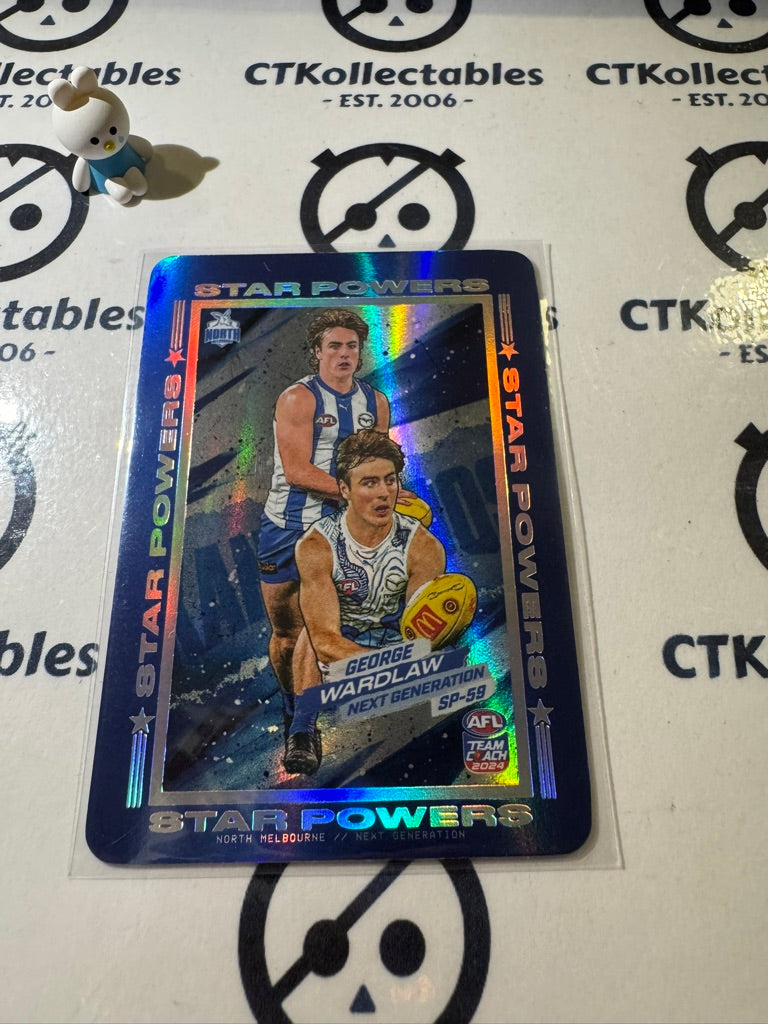 2024 AFL Teamcoach George Wardlaw Team Star Powers SP-59 Kangaroos