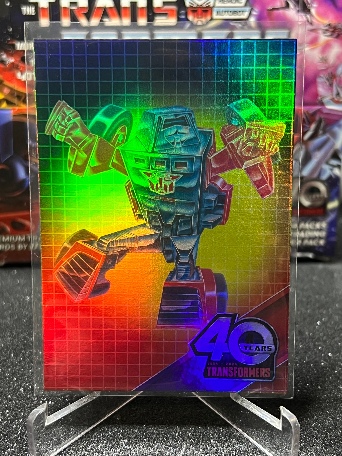 2024 TRANSFORMERS 40th ANNIVERSARY WINDCHARGER # 58 FOIL TRADING CARD