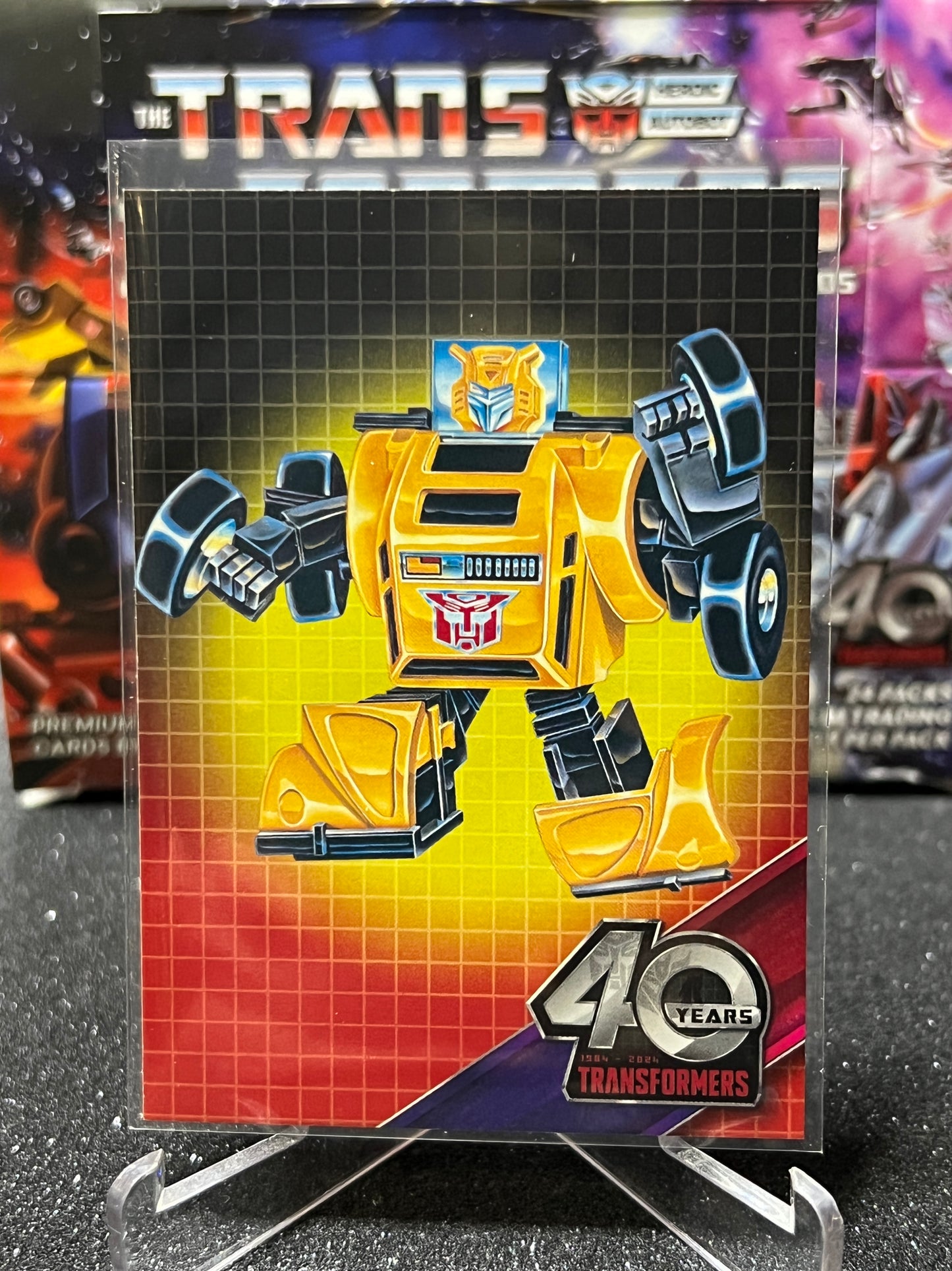 2024 TRANSFORMERS 40th ANNIVERSARY BUMBLEBEE # 02 NON-FOIL TRADING CARD