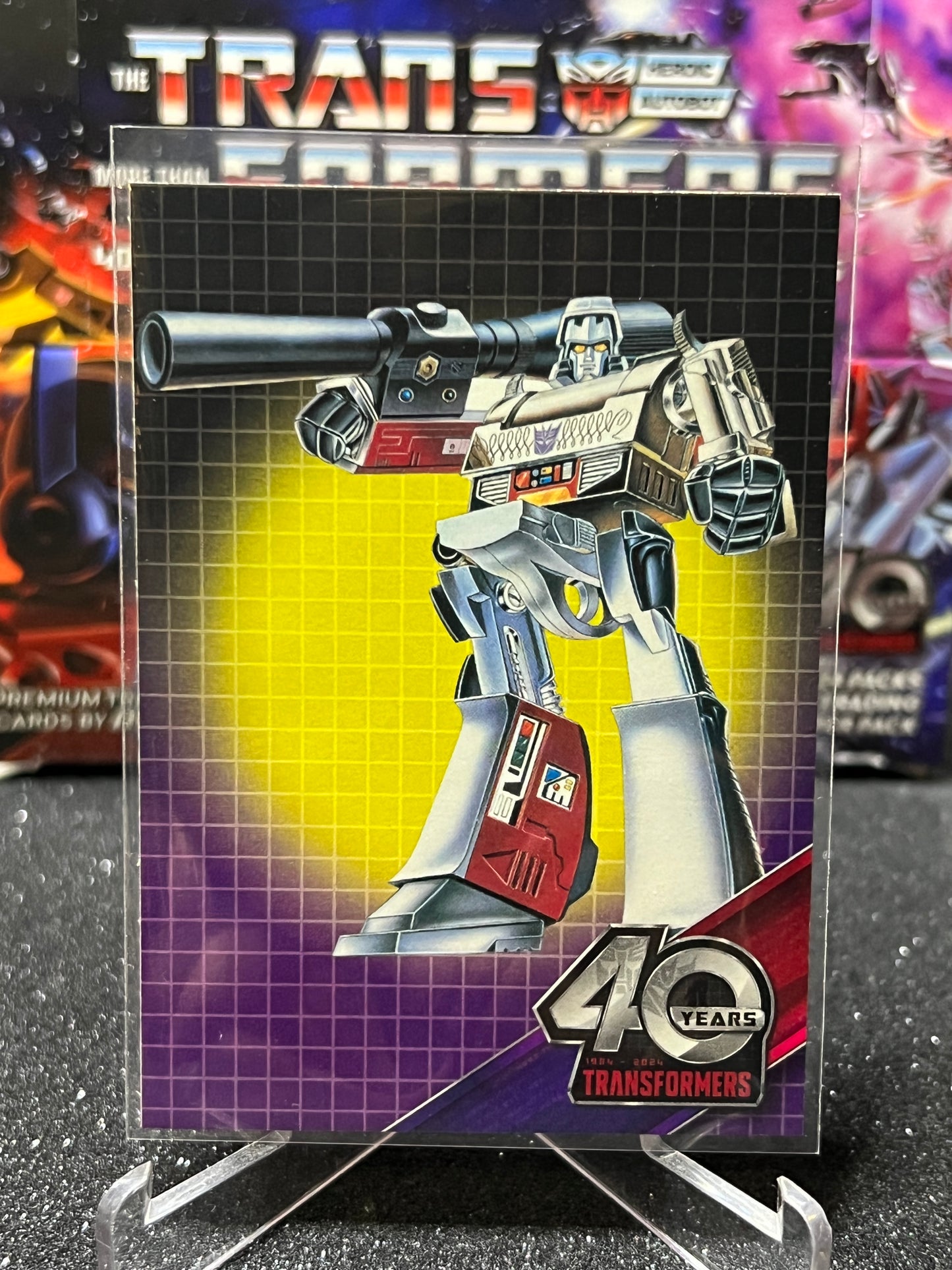 2024 TRANSFORMERS 40th ANNIVERSARY MEGATRON # 10 NON-FOIL TRADING CARD