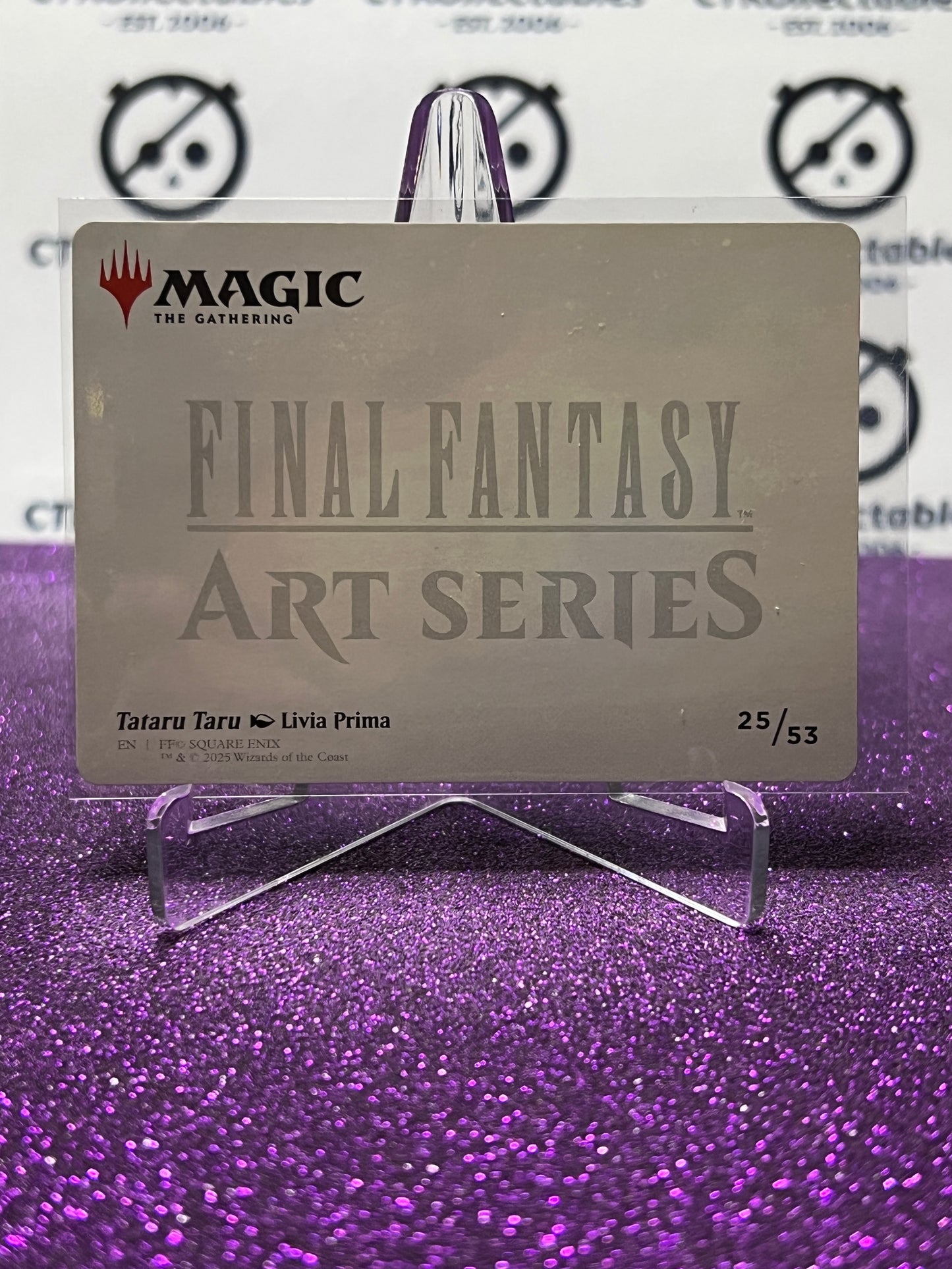 2025 MAGIC THE GATHERING FINAL FANTASY TATARU TARU # 25/53 ART SERIES CARD
