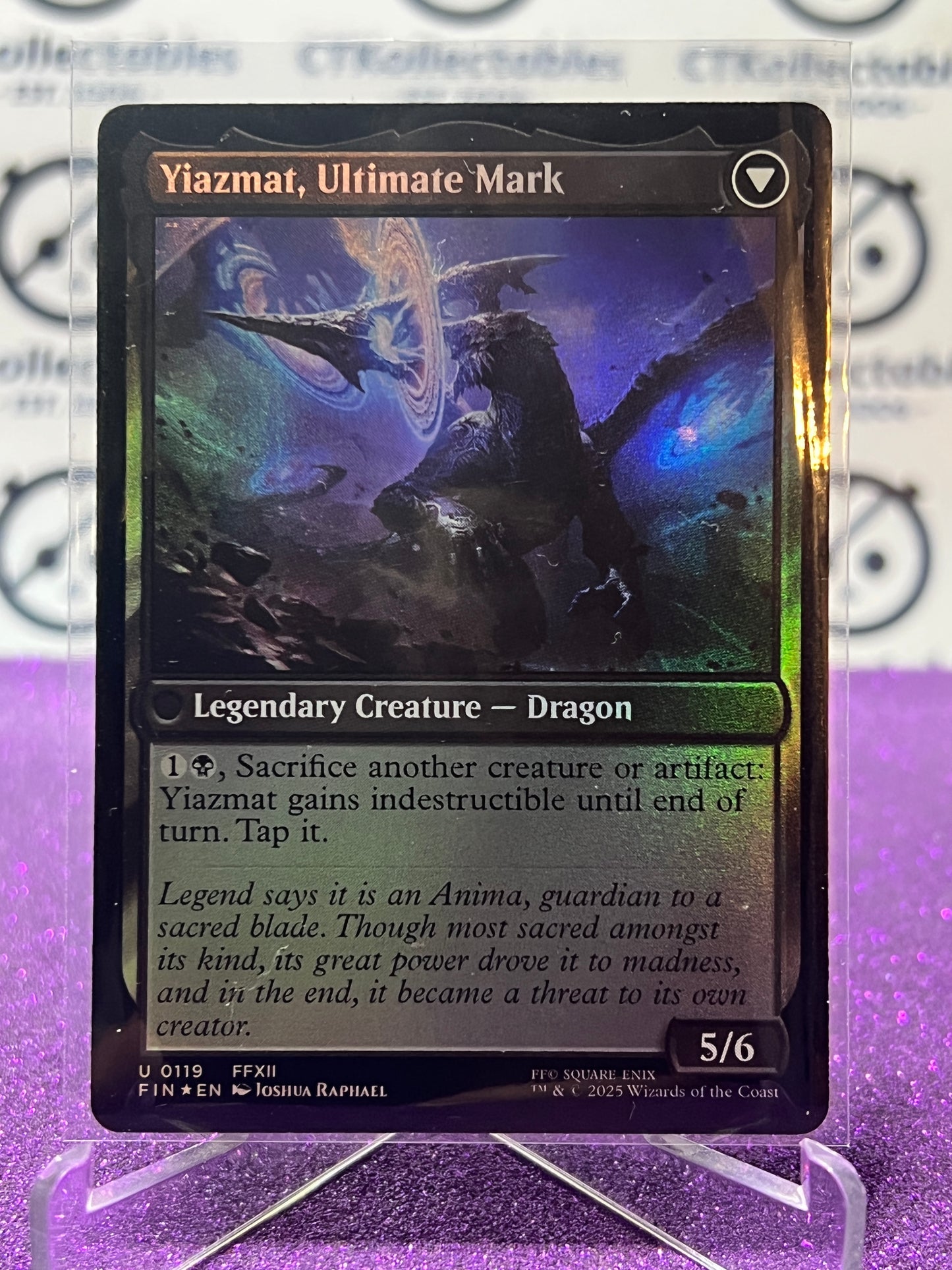 2025 MAGIC THE GATHERING FINAL FANTASY YIAZMAT, ULTIMATE MARK / SIDEQUEST: HUNT THE MARK # U 0119 CREATURE FLIP FOIL CARD