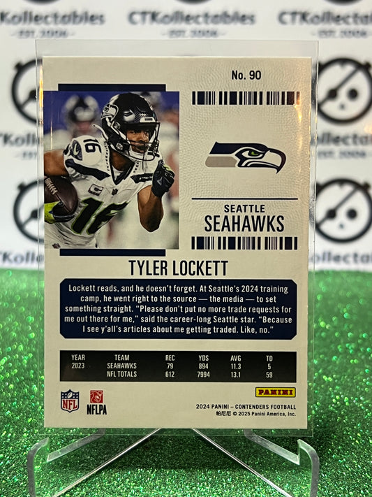 2024 PANINI CONTENDERS TYLER LOCKETT # 90 RED SEATTLE SEAHAWKS NFL GRIDIRON CARD