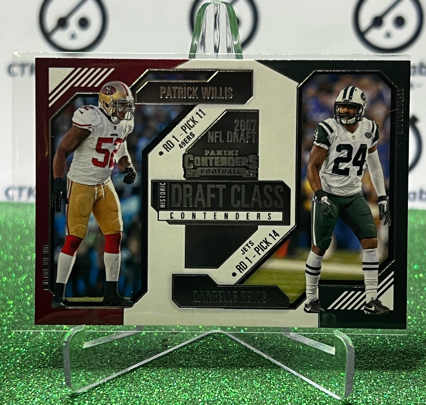 2024 PANINI CONTENDERS PATRICK WILLIS 49ERS / DARRELLE REVIS JETS # 23 DRAFT CLASS NFL GRIDIRON CARD