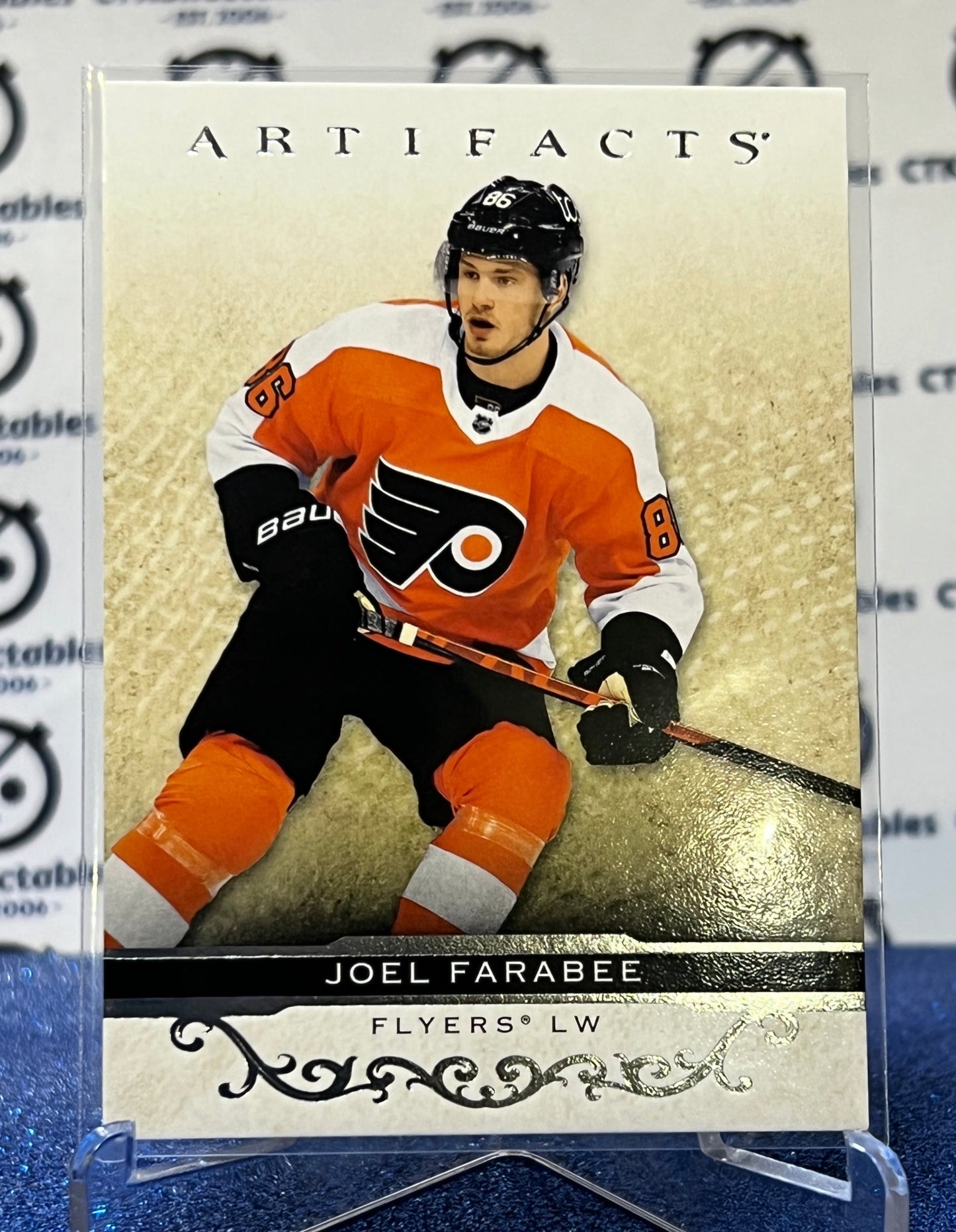 2021-22 UPPER DECK ARTIFACTS JOEL FARABEE # 89 PHILADELPHIA FLYERS NHL HOCKEY CARD