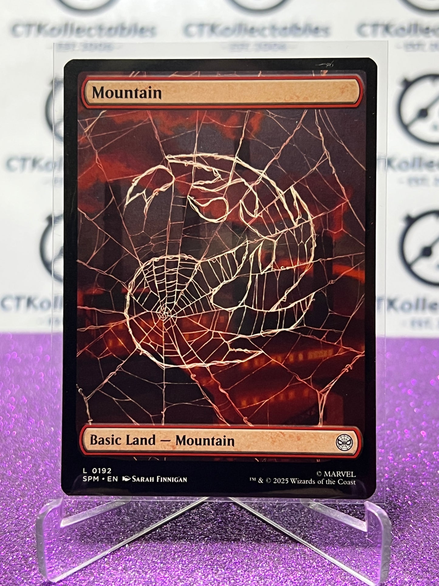 2025 MAGIC THE GATHERING SPIDER-MAN MOUNTAIN # L 0192 NON-FOIL LAND CARD