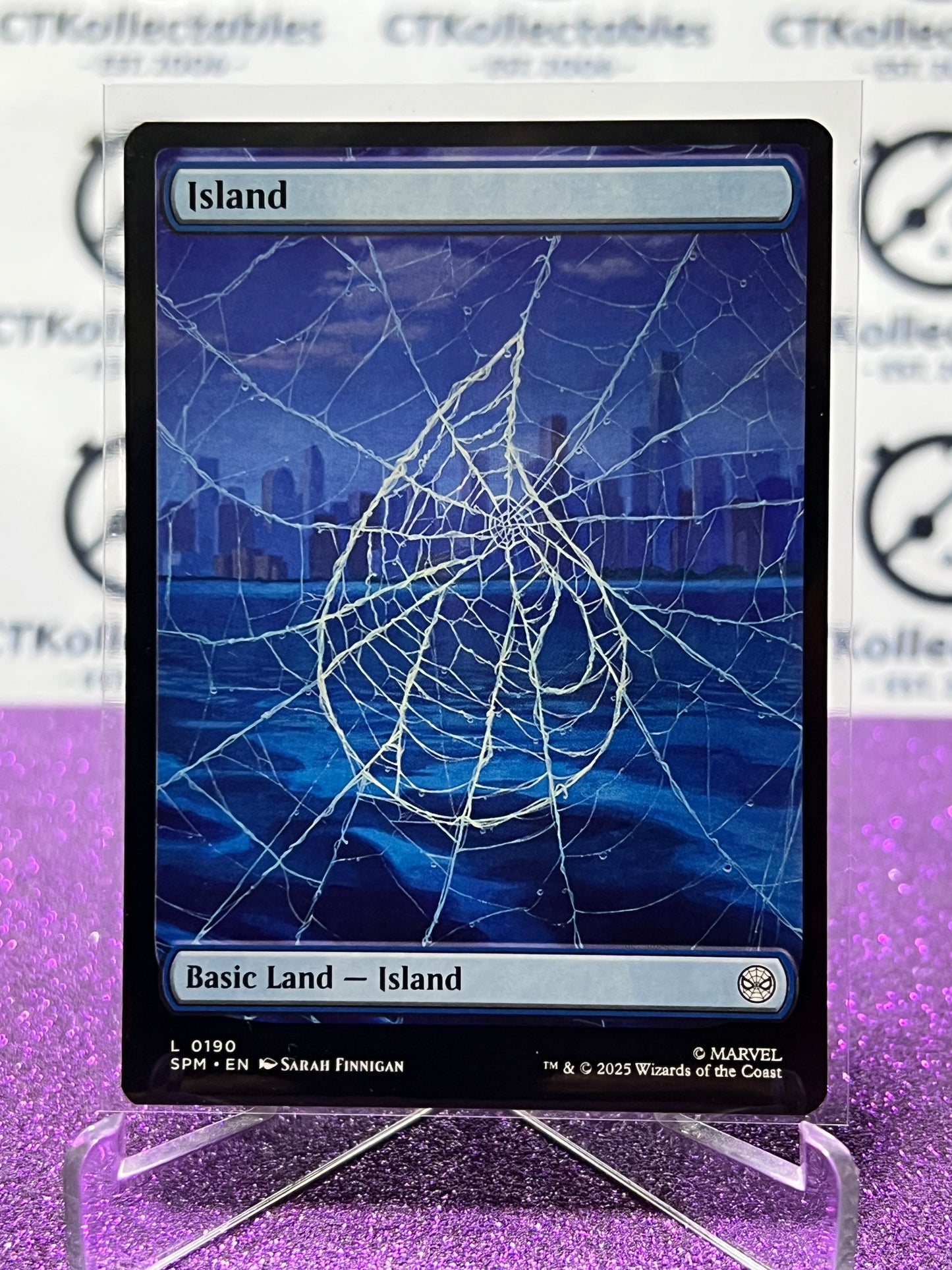2025 MAGIC THE GATHERING SPIDER-MAN ISLAND # L 0190 NON-FOIL LAND CARD