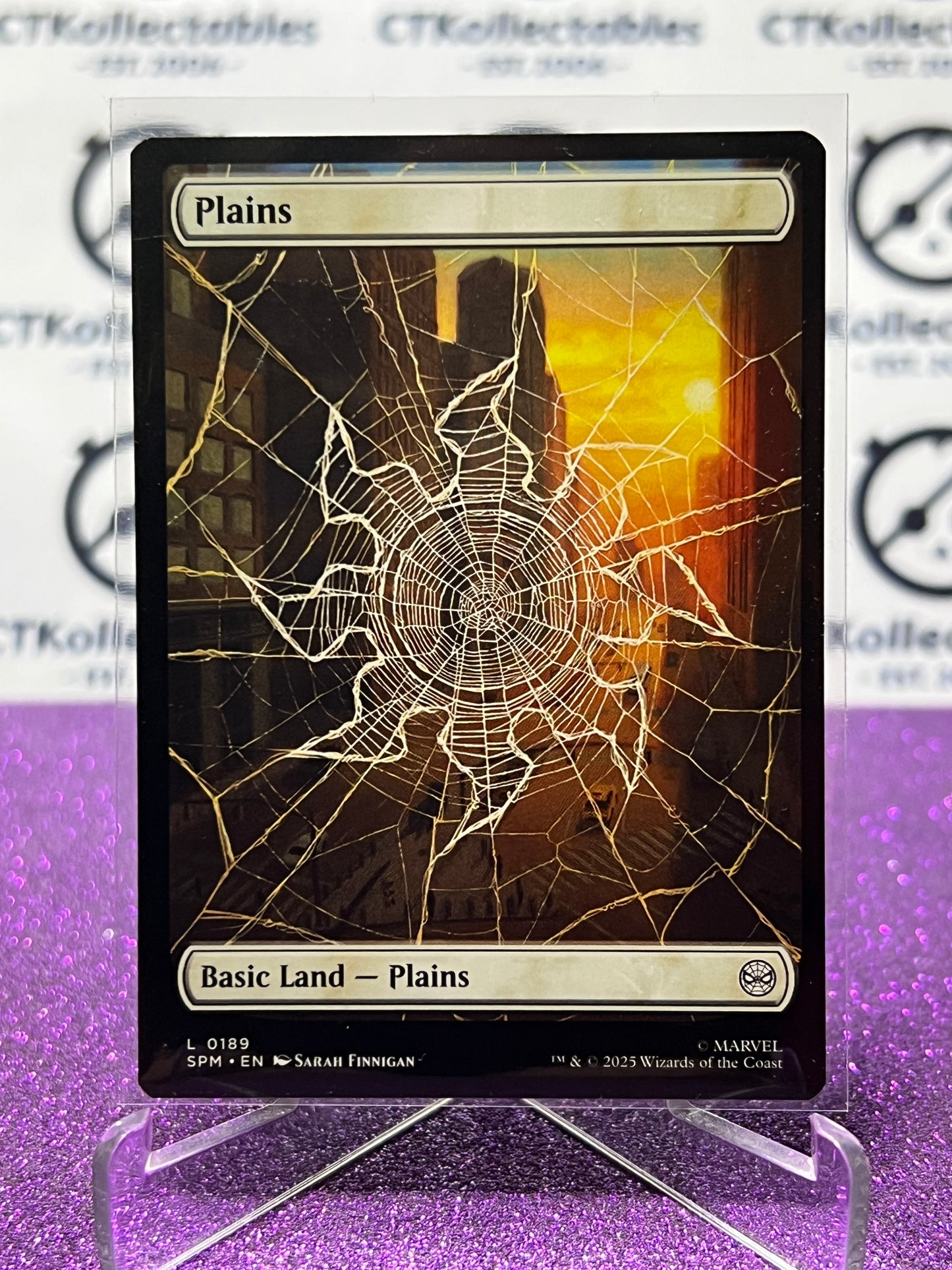 2025 MAGIC THE GATHERING SPIDER-MAN PLAINS # L 0189 NON-FOIL LAND CARD