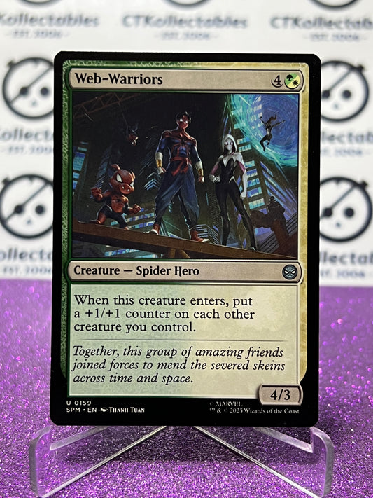 2025 MAGIC THE GATHERING SPIDER-MAN WEB-WARRIORS # U 0159 UNCOMMON NON-FOIL CREATURE CARD