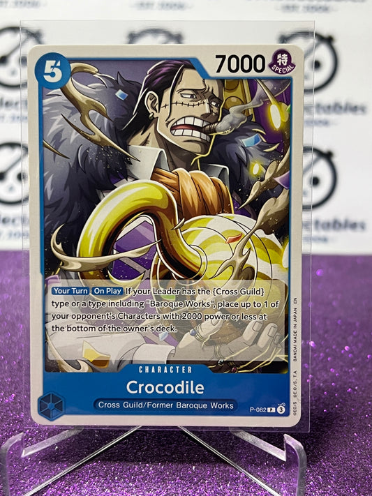 2025 ONE PIECE THE BEST V2 CROCODILE # P-082 PROMO  NON-FOIL ENGLISH TRADING GAME CARD