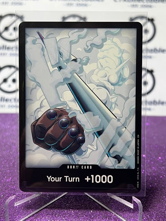 2025 ONE PIECE THE BEST V2 DON!! CARD YOUR TURN 1000 SMOKER NON-FOIL ENGLISH TRADING GAME CARD