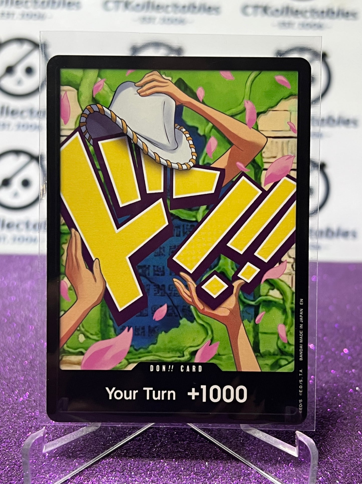 2025 ONE PIECE THE BEST V2 DON!! CARD YOUR TURN 1000 ROBIN NON-FOIL ENGLISH TRADING GAME CARD