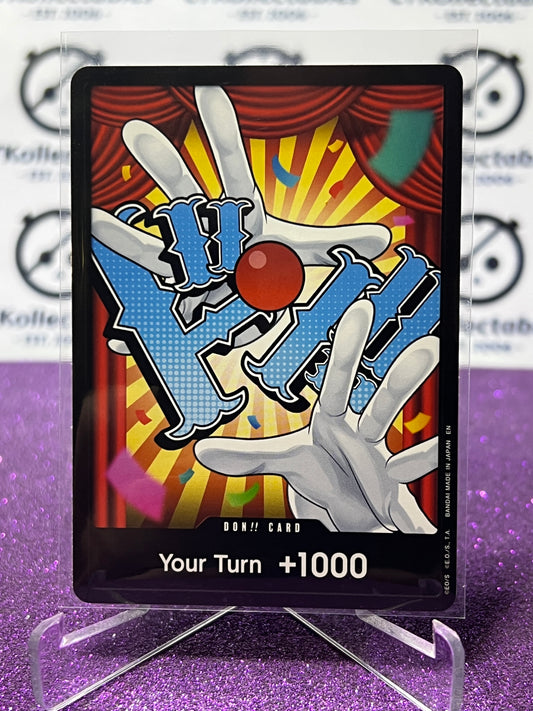 2025 ONE PIECE THE BEST V2 DON!! CARD YOUR TURN 1000 BUGGY NON-FOIL ENGLISH TRADING GAME CARD