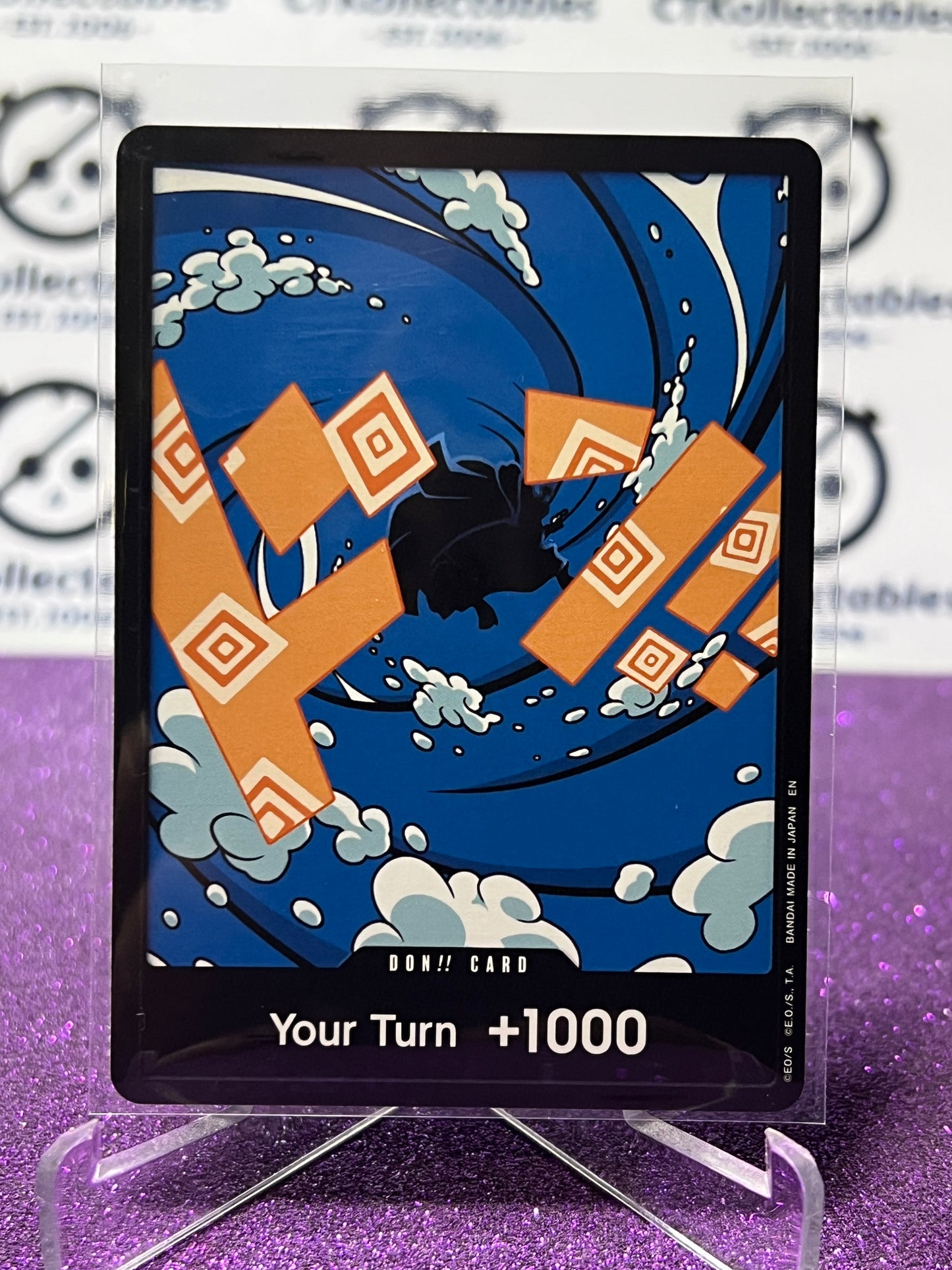 2025 ONE PIECE THE BEST V2 DON!! CARD YOUR TURN 1000 JINBE NON-FOIL ENGLISH TRADING GAME CARD