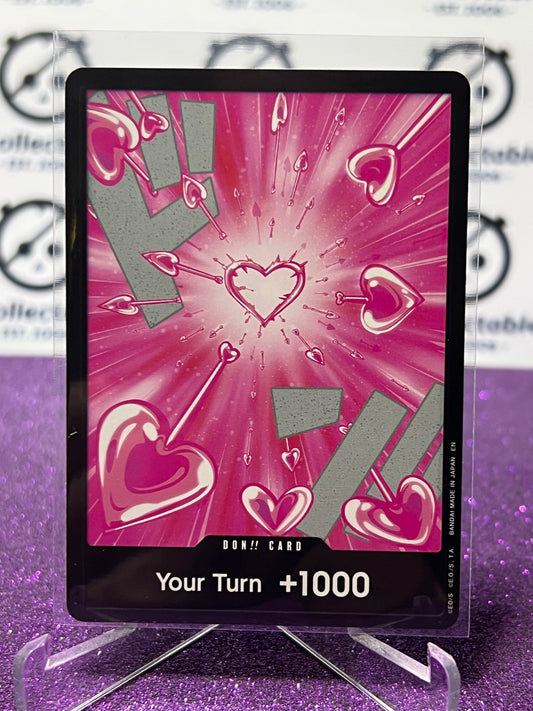 2025 ONE PIECE THE BEST V2 DON!! CARD YOUR TURN 1000 BOA HANCOCK NON-FOIL ENGLISH TRADING GAME CARD