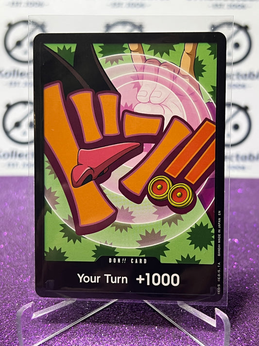 2025 ONE PIECE THE BEST V2 DON!! CARD YOUR TURN 1000 FOXY NON-FOIL ENGLISH TRADING GAME CARD