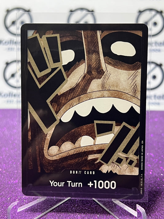 2025 ONE PIECE THE BEST V2 DON!! CARD YOUR TURN 1000 USOPP NON-FOIL ENGLISH TRADING GAME CARD