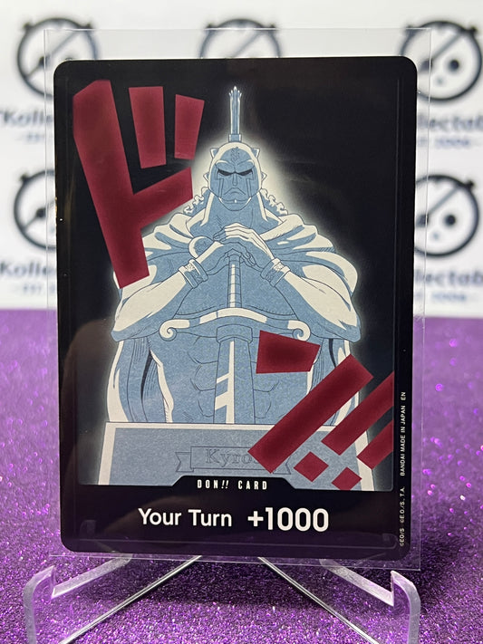 2025 ONE PIECE THE BEST V2 DON!! CARD YOUR TURN 1000 KYROS NON-FOIL ENGLISH TRADING GAME CARD