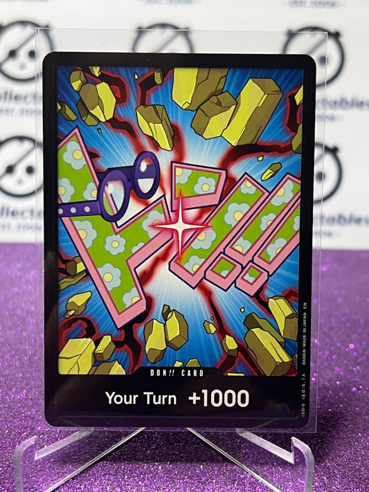 2025 ONE PIECE THE BEST V2 DON!! CARD YOUR TURN 1000 KOBY NON-FOIL ENGLISH TRADING GAME CARD