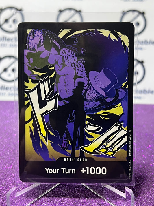 2025 ONE PIECE THE BEST V2 DON!! CARD YOUR TURN 1000 ROB LUCCI NON-FOIL ENGLISH TRADING GAME CARD