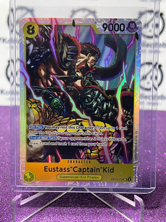 2025 ONE PIECE THE BEST V2 EUSTASS"CAPTAIN"KID # OP10-112 SR FOIL ENGLISH TRADING GAME CARD