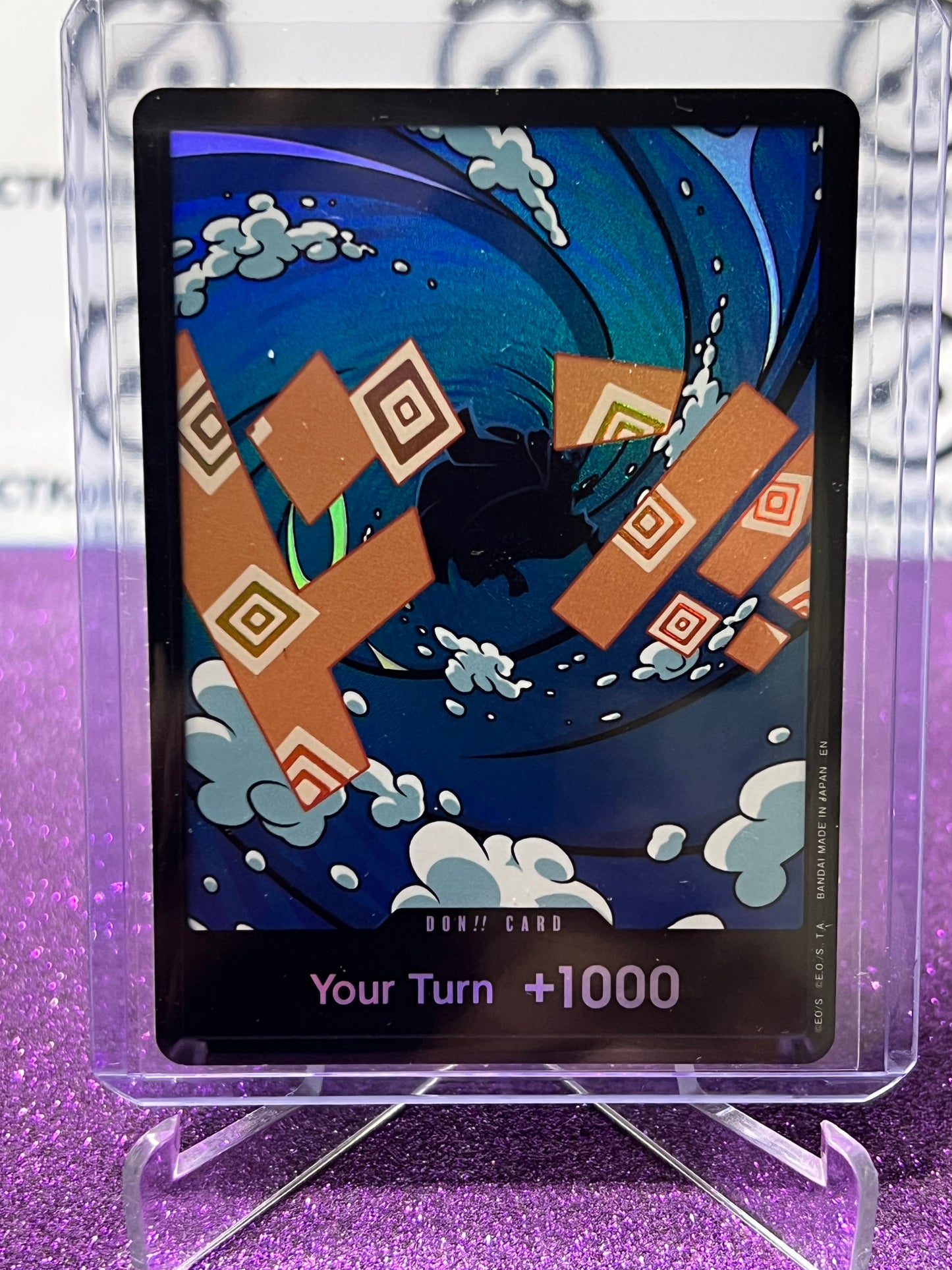 2025 ONE PIECE THE BEST V2 DON!! CARD YOUR TURN 1000 JINBE FOIL ENGLISH TRADING GAME CARD
