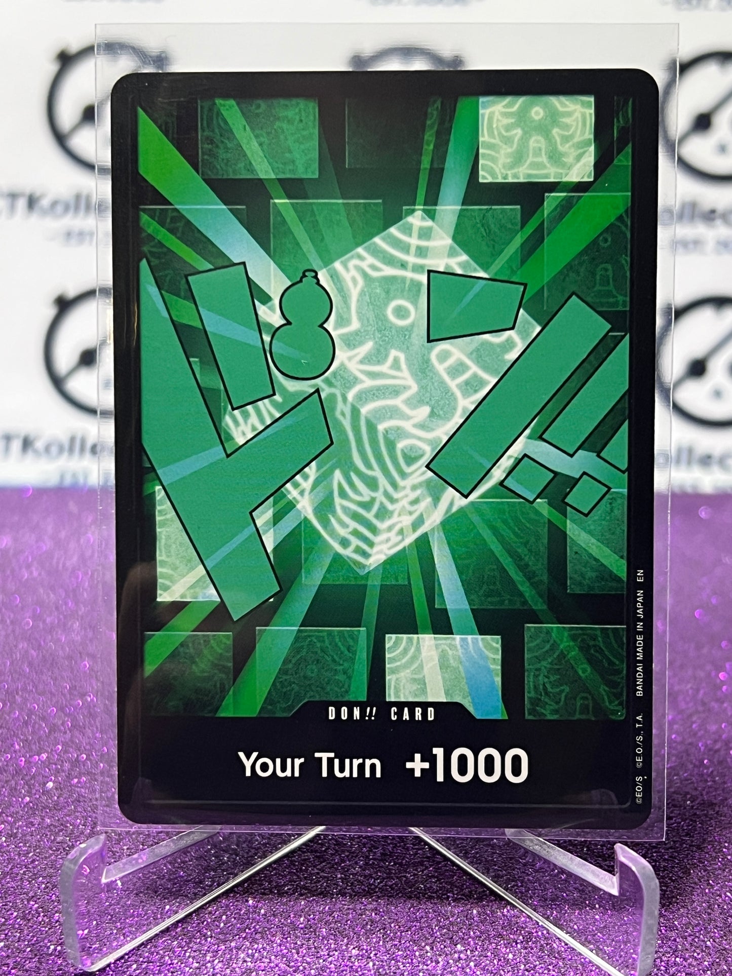 2025 ONE PIECE THE BEST V2 DON!! CARD YOUR TURN 1000 LIM NON-FOIL ENGLISH TRADING GAME CARD