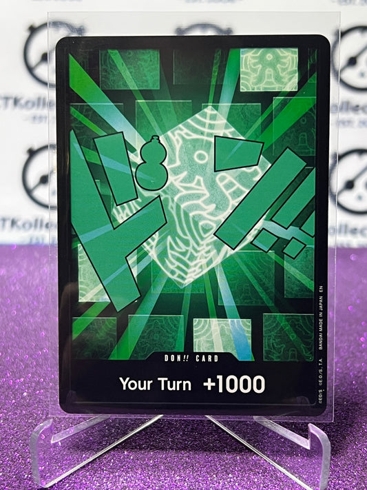 2025 ONE PIECE THE BEST V2 DON!! CARD YOUR TURN 1000 LIM NON-FOIL ENGLISH TRADING GAME CARD