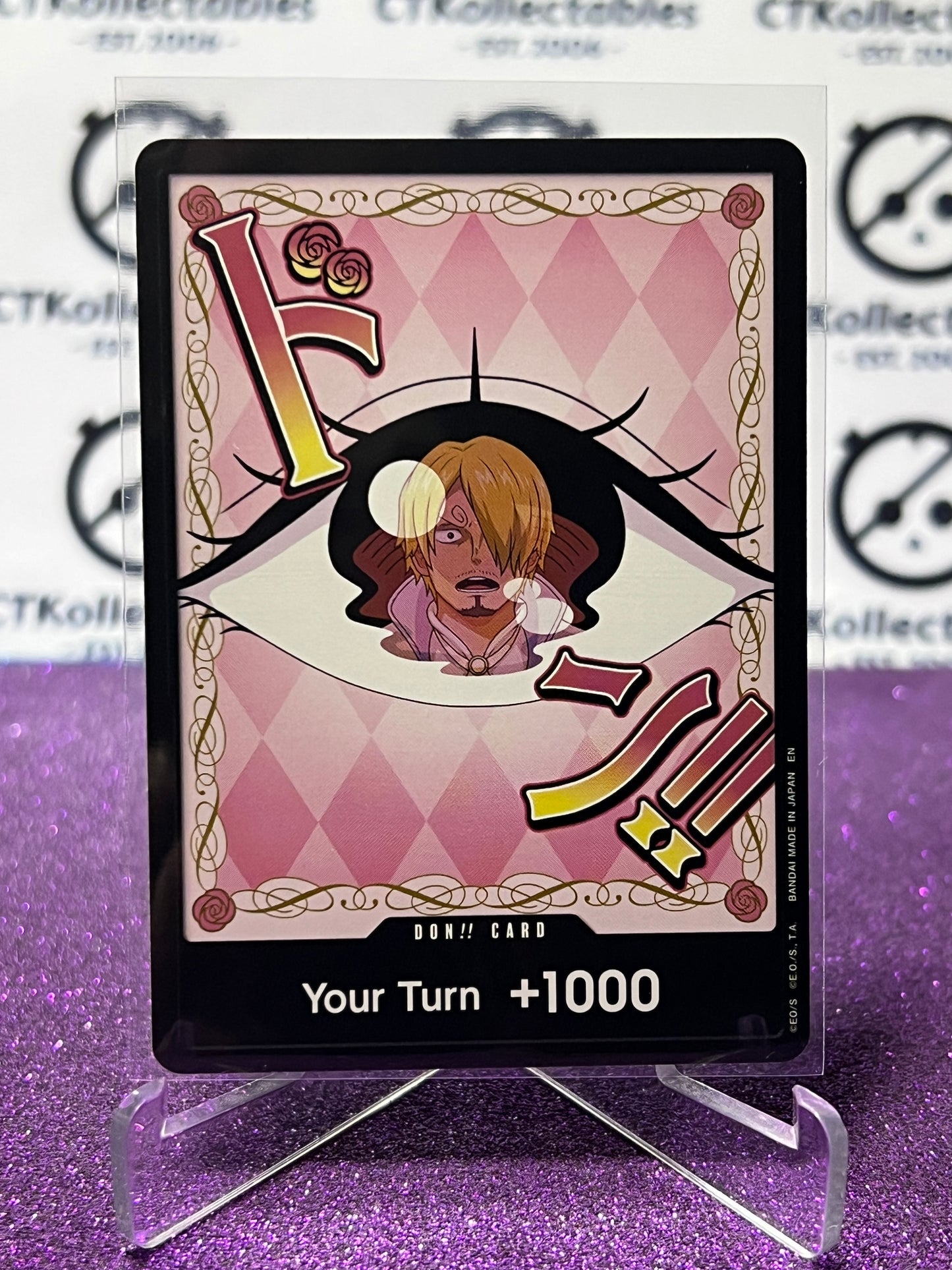 2025 ONE PIECE THE BEST V2 DON!! CARD YOUR TURN 1000 CHARLOTTE PUDDING NON-FOIL ENGLISH TRADING GAME CARD