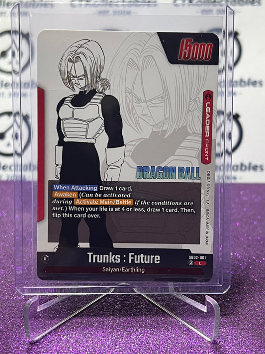 DRAGON BALL SUPER MANGA BOOSTER 02 TRUNKS : FUTURE # SB02-001 L FOIL CARD 2025