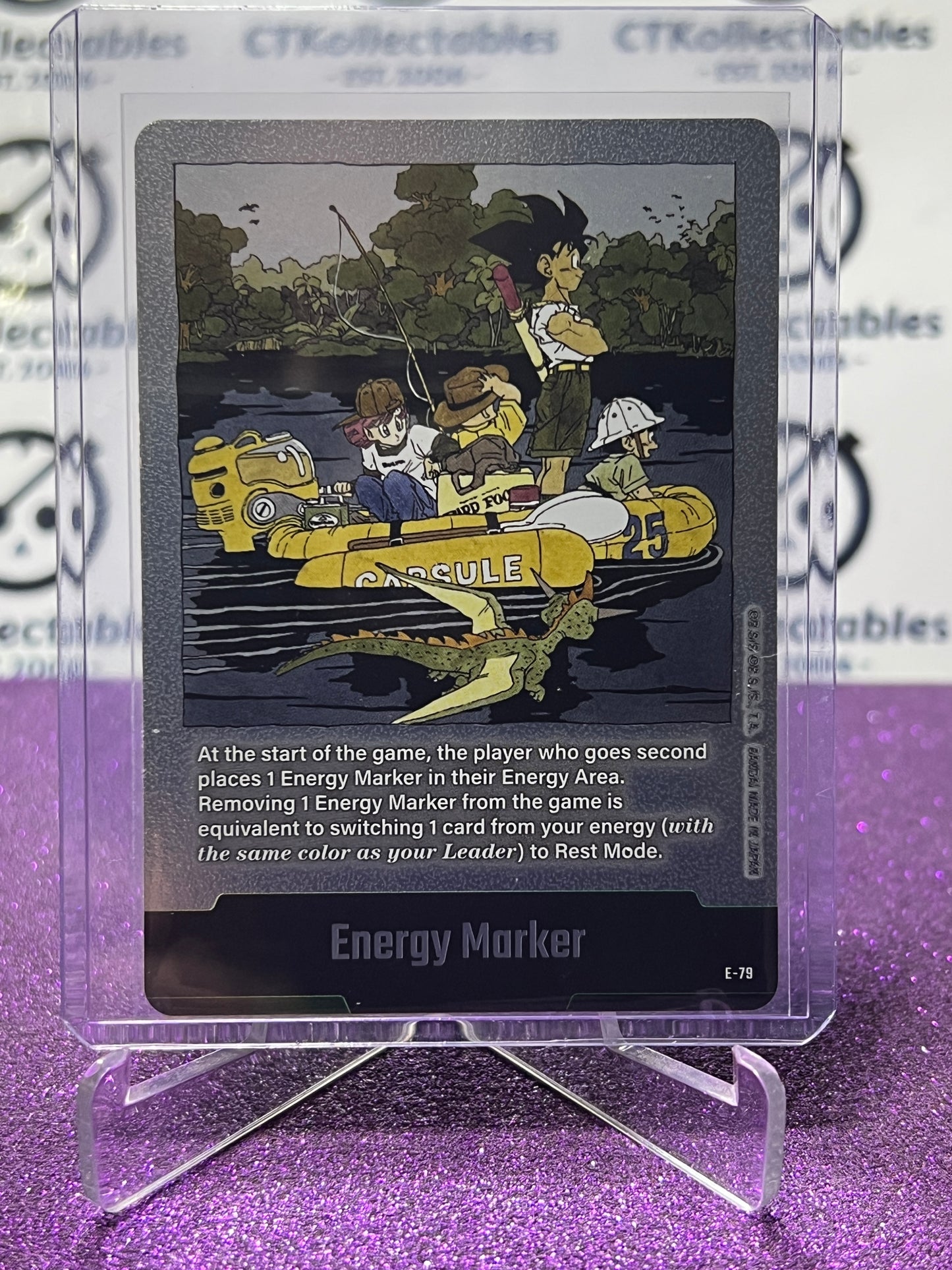 DRAGON BALL SUPER MANGA BOOSTER 02 ENERGY MARKER # E-79 FOIL CARD 2025