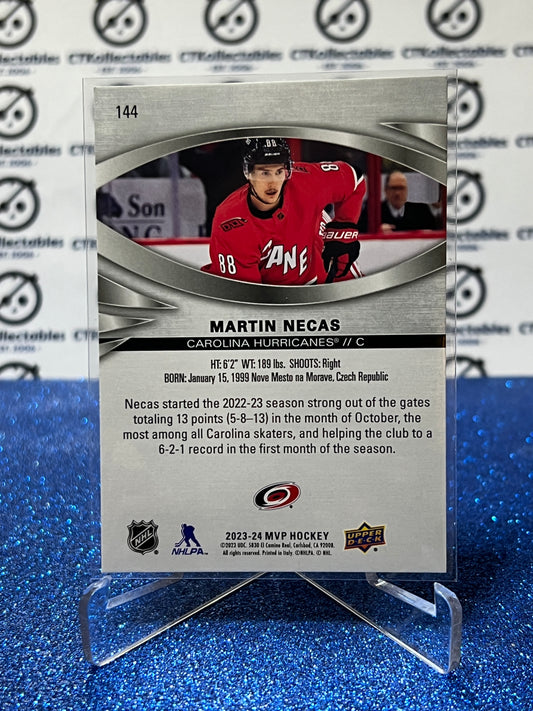 2023-24 UPPER DECK MVP MARTIN NECAS # 144 SILVER SCRIPT CAROLINA HURRICANES NHL HOCKEY TRADING CARD