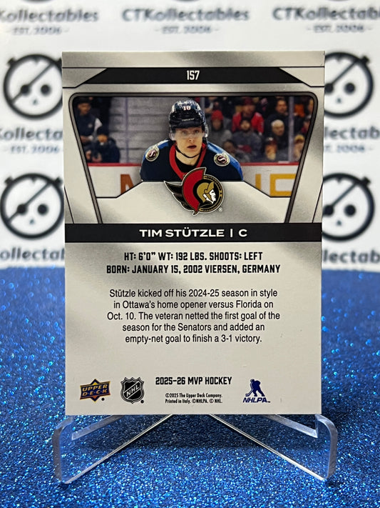 2025-26 UPPER DECK MVP TIM STUTUZLE # 157 OTTAWA SENATORS HOCKEY CARD