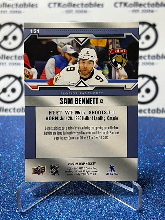 2024-25 UPPER DECK MVP SAM BENNETT # 151 FLORIDA PANTHERS HOCKEY CARD