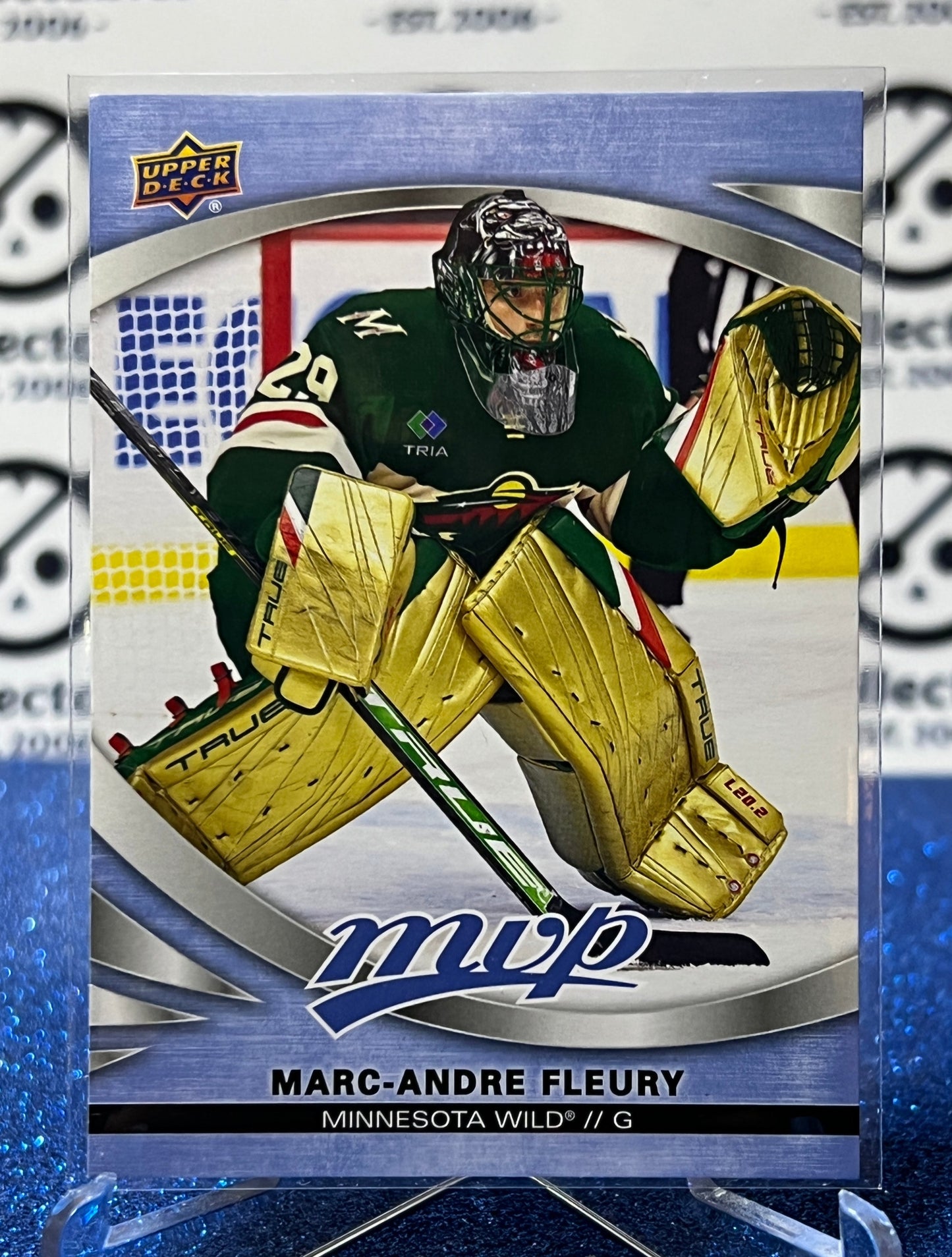 2023-24 UPPER DECK MVP MARC-ANDRE FLEURY # 186 MINNESOTA WILD NHL HOCKEY CARD