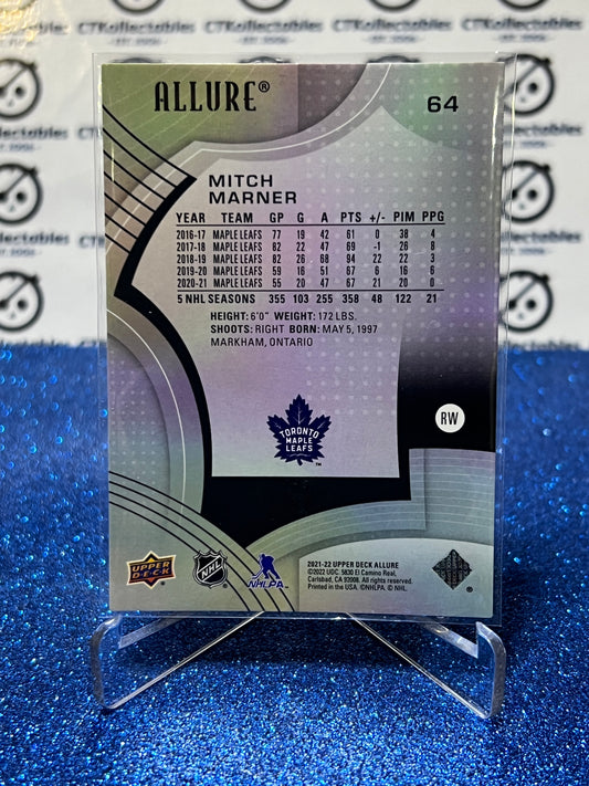 2021-22 UPPER DECK ALLURE MITCH MARNER # 64 TORONTO MAPLE LEAFS NHL HOCKEY CARD